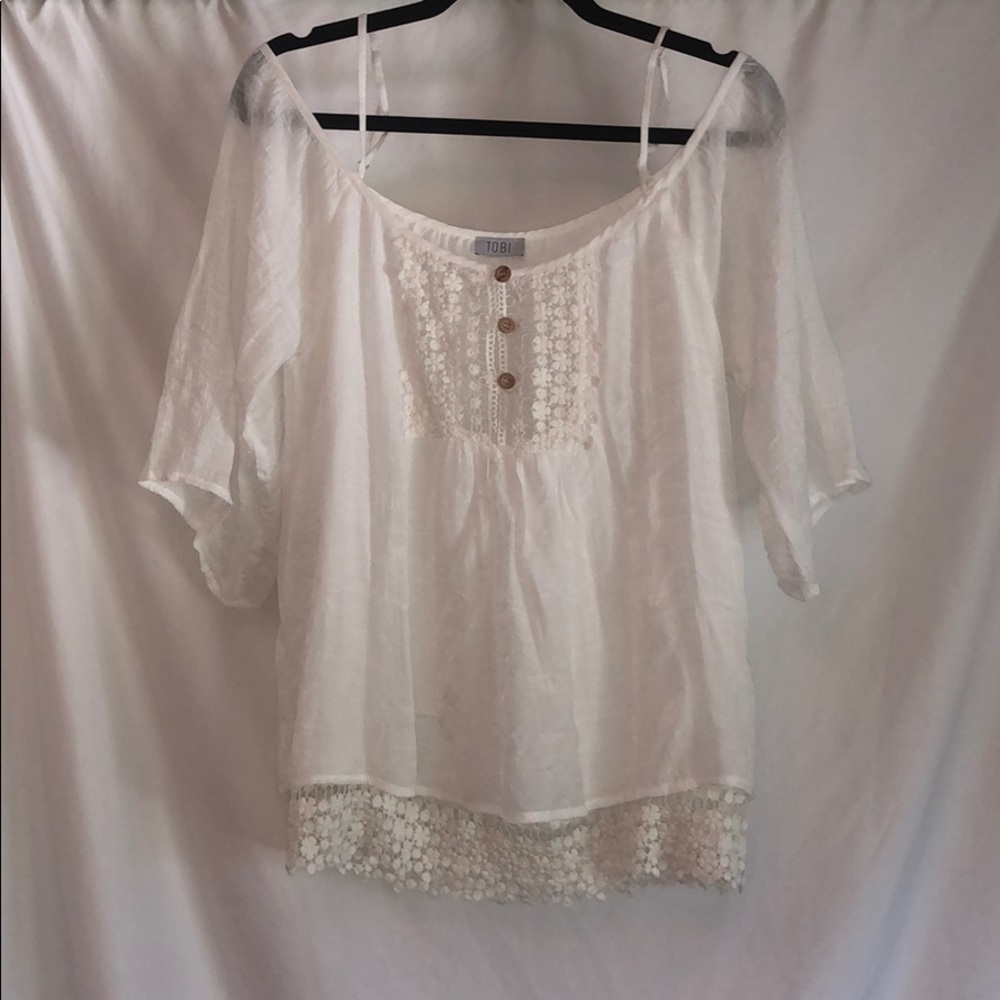Tobi Off the Shoulder Top